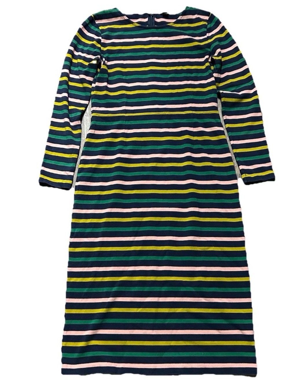 Women’s J. Crew Striped Long Sleeve Long Dress Size 4